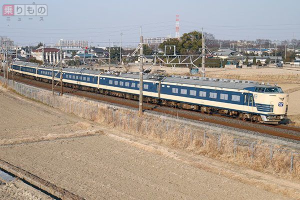 最後の583系、4月引退 「ラストラン記念入場券」限定発売へ JR東日本