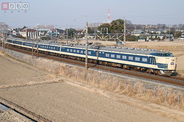 国鉄寝台電車583系、ラストラン後に車両展示会開催 車内見学は事前応募