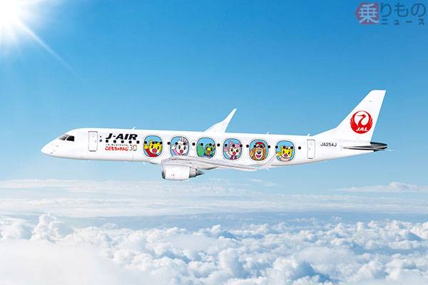 JALしまじろうジェット」就航 オリジナル機内装飾やプレゼントも