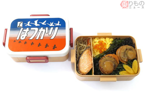 特急「はつかり」のヘッドマーク弁当登場！ ホタテ、銀鮭…海の幸を存分