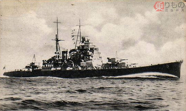 まるでハリネズミ！ 発見された旧海軍重巡「摩耶」が主砲を下ろして