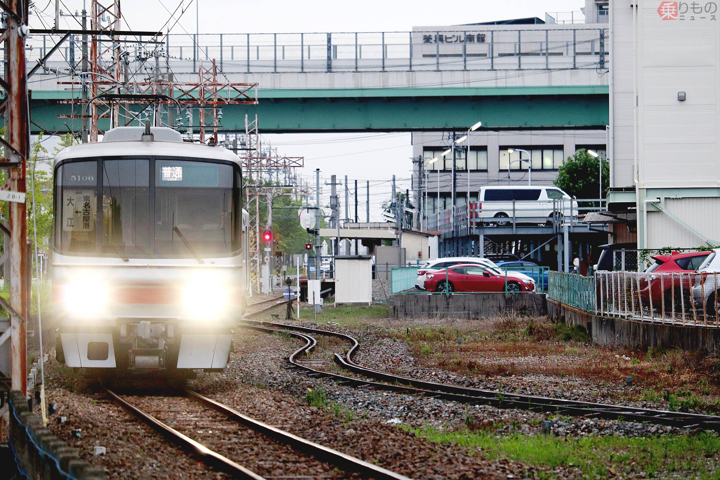 名古屋港の「ローカル線」名鉄築港線に乗る 日中の運行本数は
