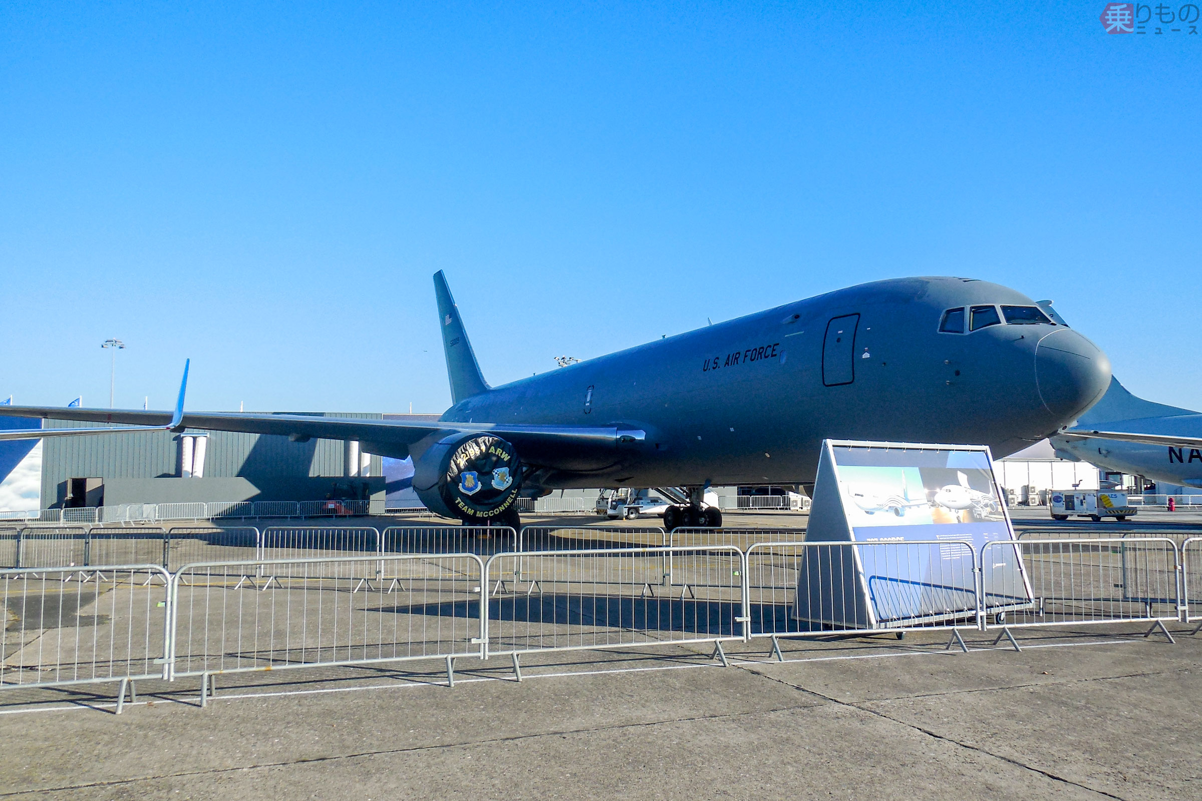 空自の新型空中給油機KC-46A 見た目変わらぬ従来機KC-767とは