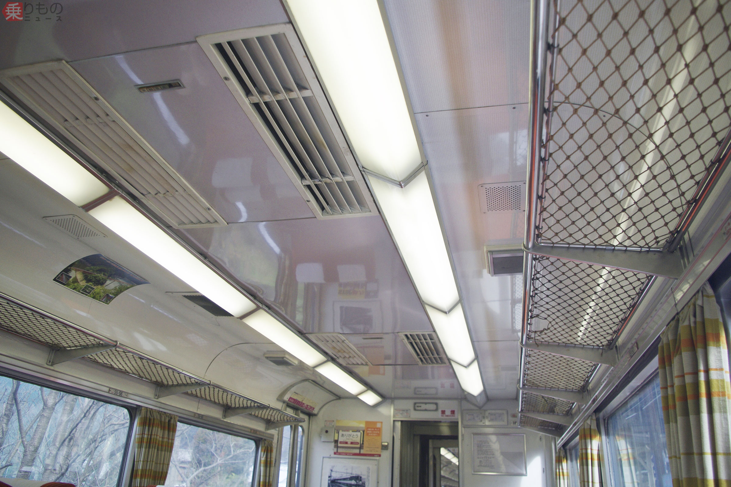 電車の網棚・荷物棚の支柱 8個セット 名鉄電車 鉄道廃品 鉄道部品