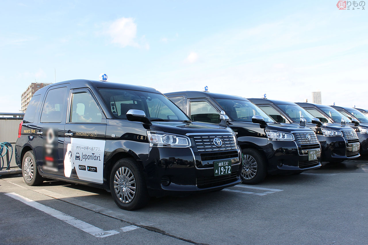 セダン型タクシー約1500台「JPNタクシー」への切り替え完了 日本