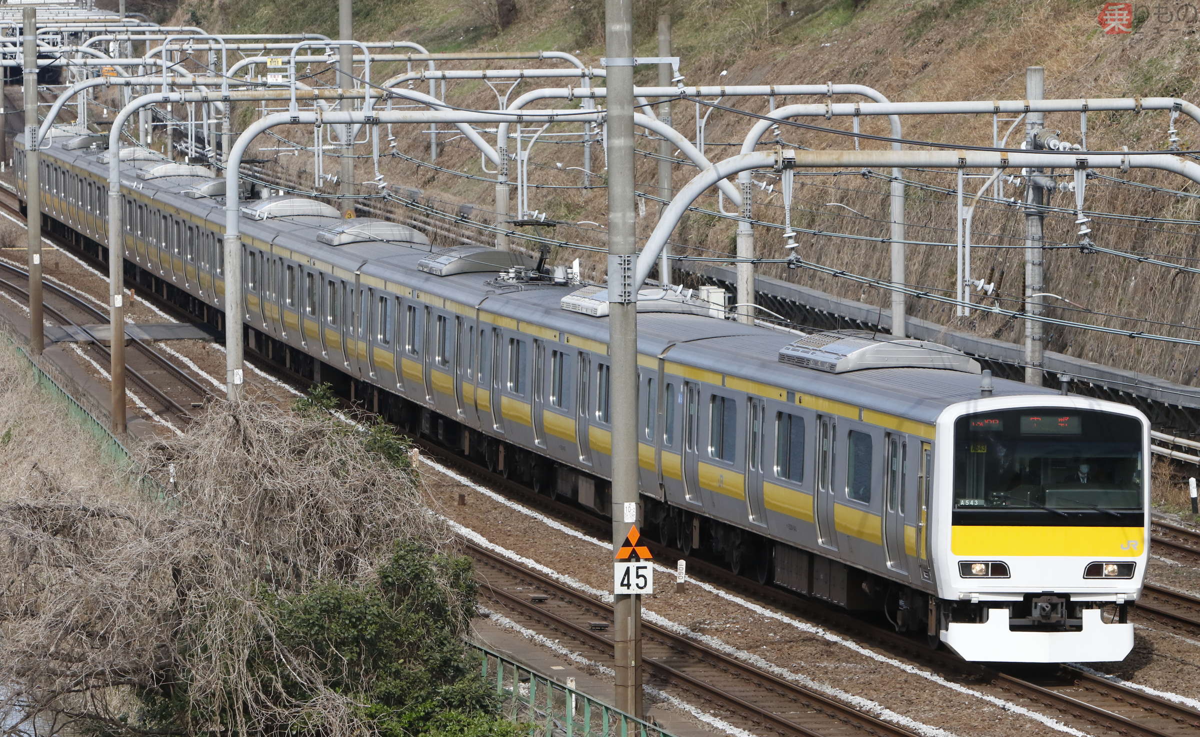 黄の中央・総武線各駅停車 立川行き武蔵小金井行き まもなく消える 御茶ノ水行きは1本 | 乗りものニュース