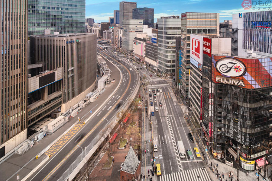 銀座の「住所未確定地」変わる？ 動き出す「KK線の緑道化」 なぜそう