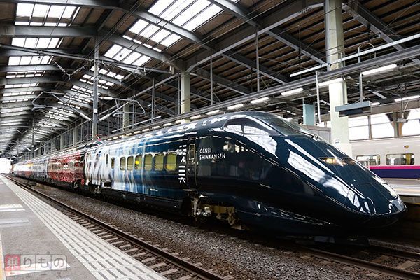 現美新幹線」12月に運行終了 上越新幹線で「世界最速の芸術鑑賞」引退
