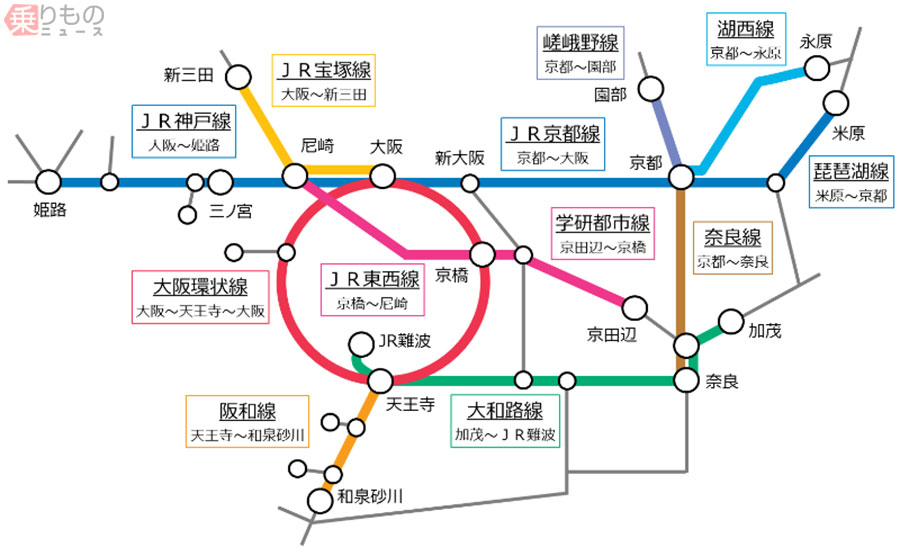 JR西日本「終電繰り上げ」詳細発表 京都発最終はほぼ23時台に 最終