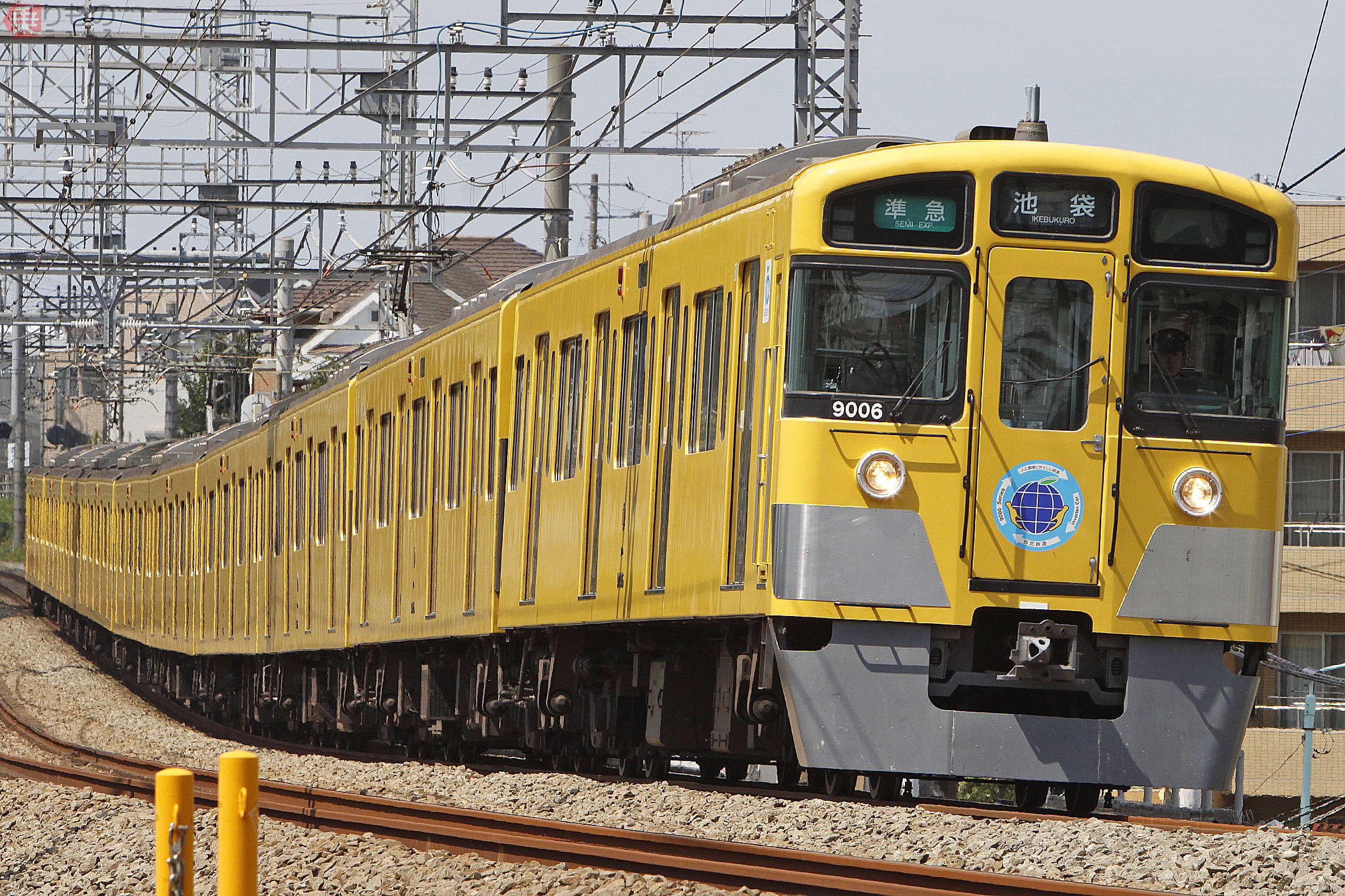 西武9000系電車 多摩湖線で10月運行開始 元「ライオンズ電車」4