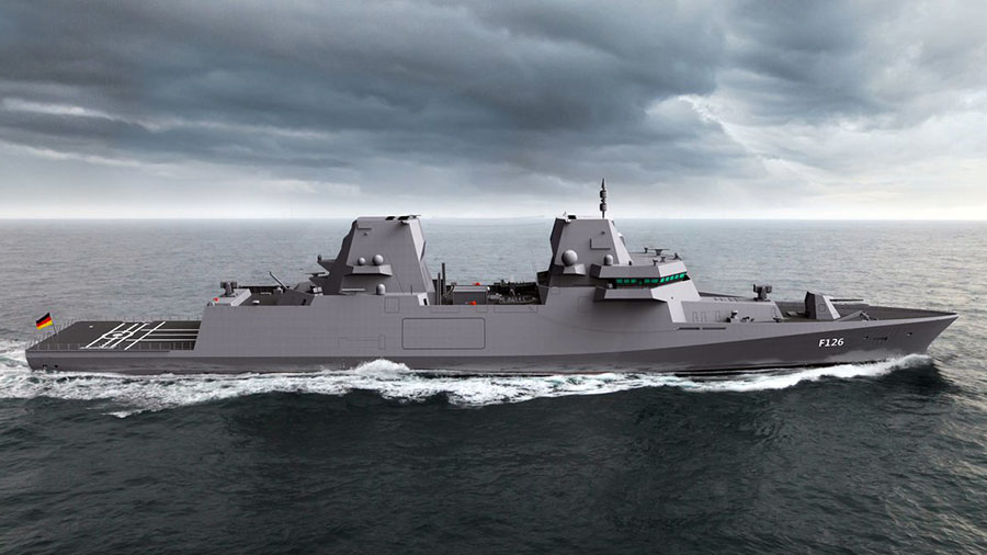 ドイツ海軍 2028年就役予定の次世代多目的戦闘艦 調達名称「F126