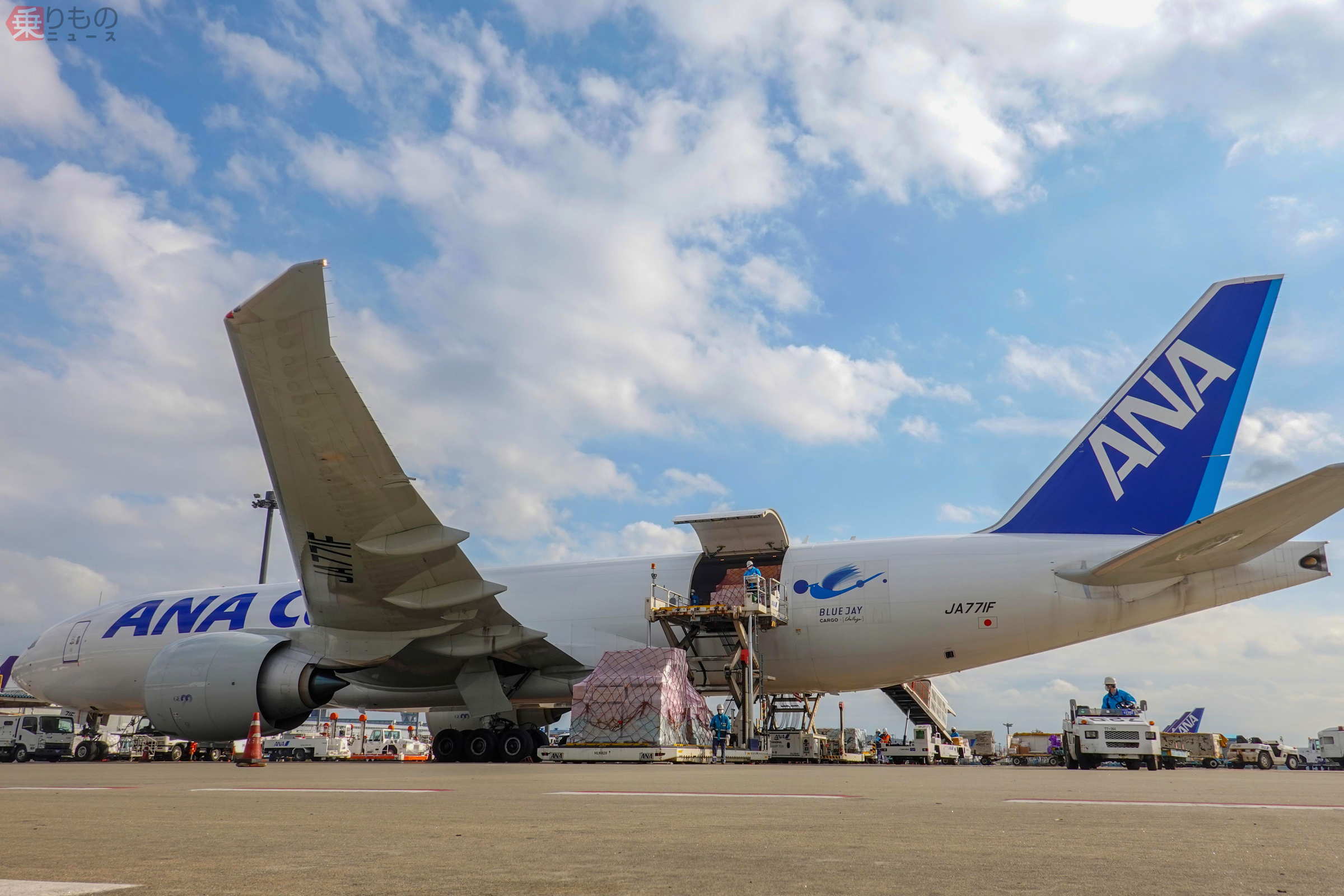 ANAの巨大貨物機「B777F」 成田～バンコク線に投入 初の