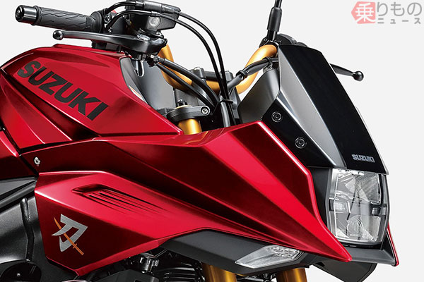 赤い「カタナ」あらわる！ エンブレムも専用カラー 100台限定