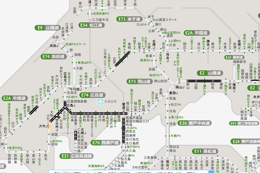 山陽道・中国道で通行止め多数 週末にかけ拡大の可能性も 西日本豪雨で