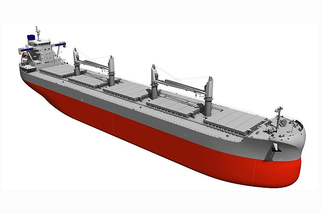 40,000載貨重量トン型ばら積み運搬船「CRIMSON SAPPHIRE」竣工