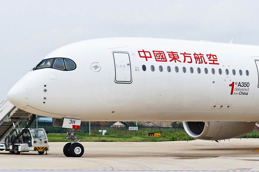 中国育ちの「エアバスA350」誕生 天津の工場から納入の初号機 中国南方