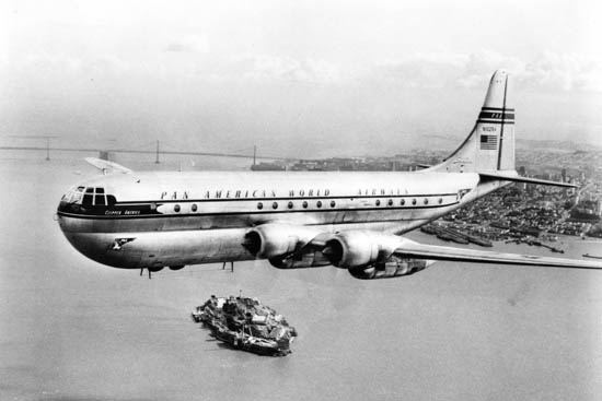 プレイサム社 飛行機 2階建て旅客機」WW2直後に存在? 超豪華ワガママボディの