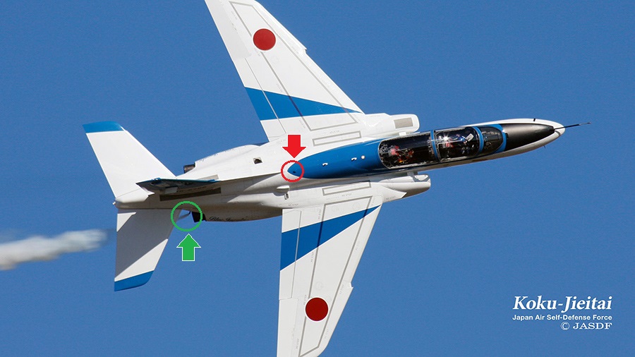 塗装だけ？「ブルーインパルス専用機」ノーマルT-4との違い