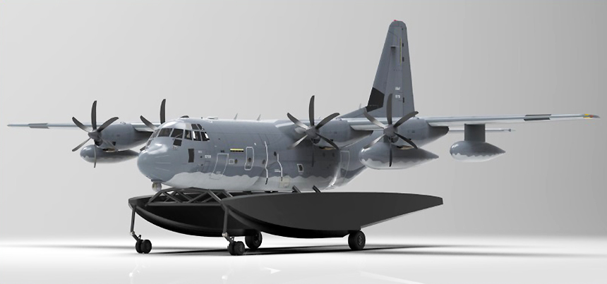 アメリカ空軍 C-130輸送機の水陸両用仕様を開発中 2022年中に