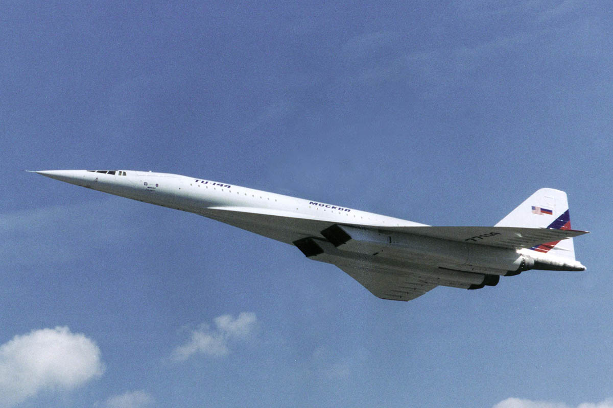 Tu-144D 1:200 Diecast Model - Herpa HE-570633 - $149.95