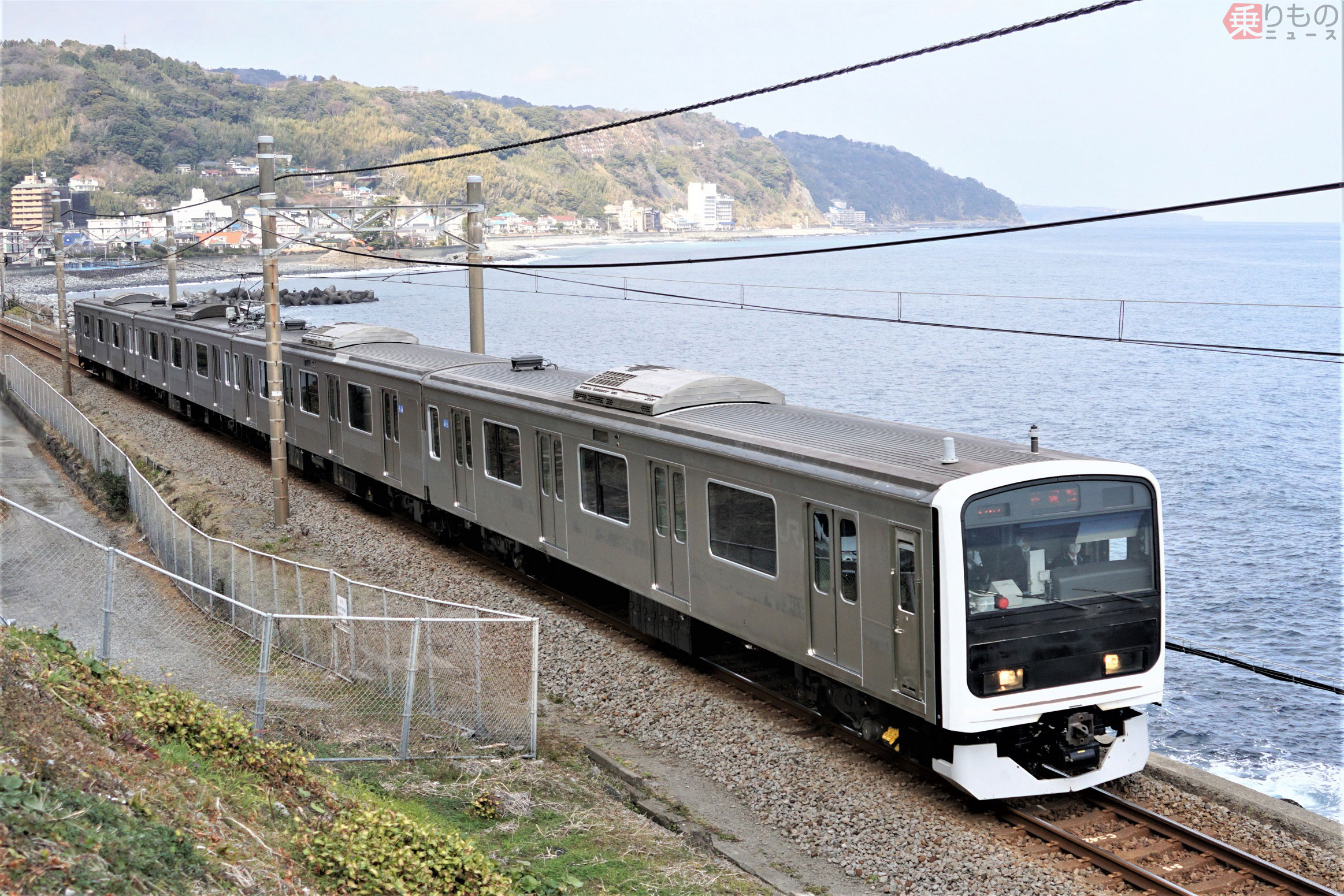 伊豆急行「3000系」 本線で試運転を実施 2022年春運行開始に向け