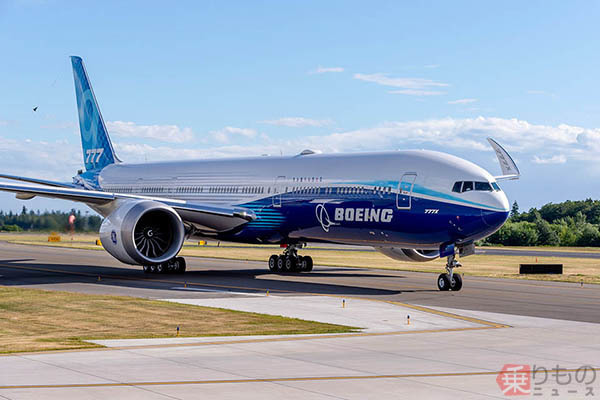 伝説の展示飛行”再び？ ボーイング新型機「777X」ついにアジアに初飛来