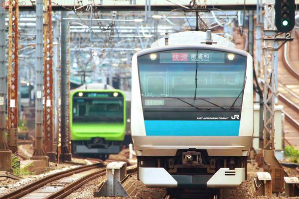 復活！「京浜東北線が山手線を走行」5/21～22 浜松町駅ホーム拡幅工事