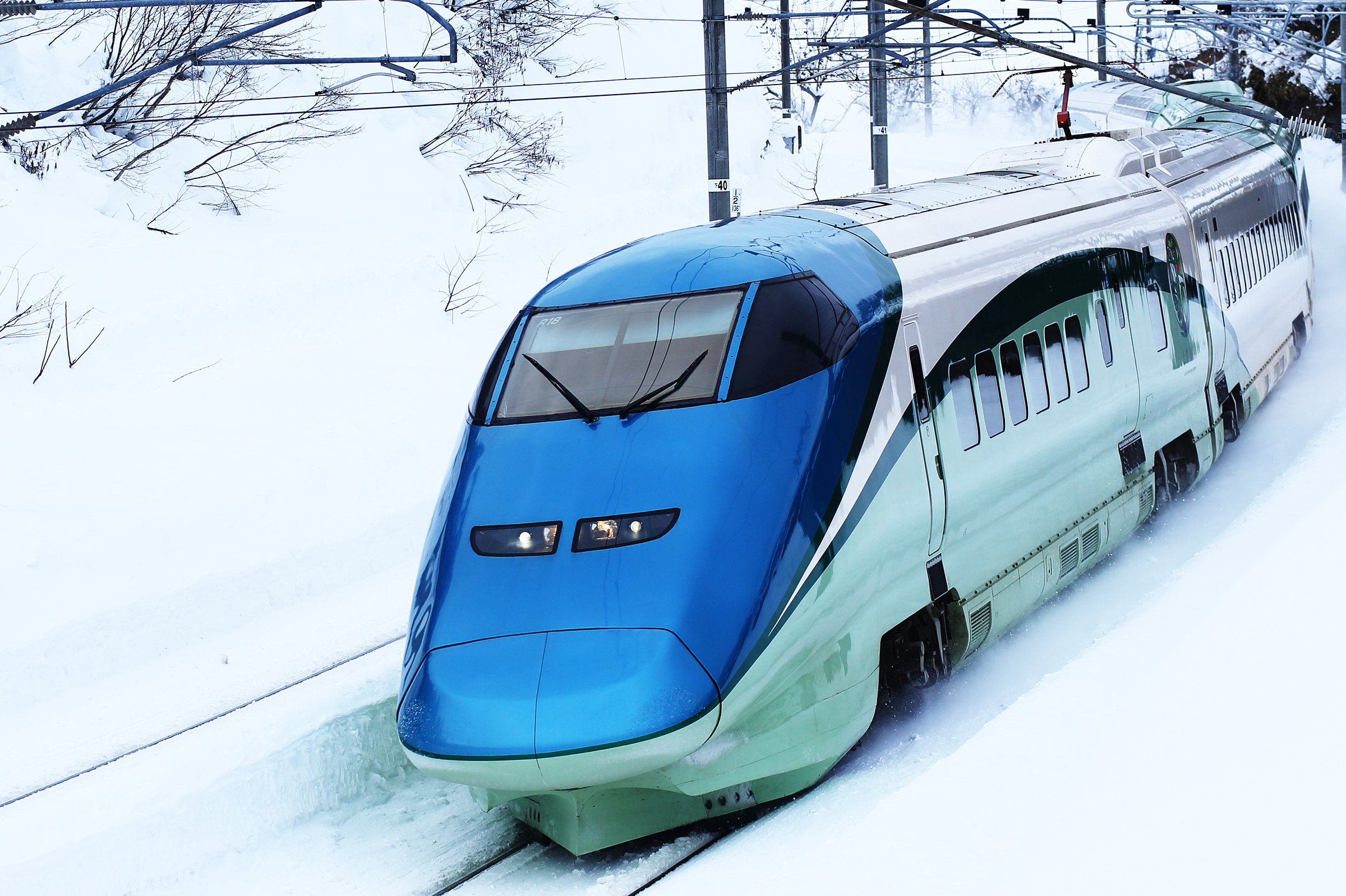 最初で最後 「とれいゆ つばさ」引退前に仙台～盛岡間を走行 足湯の見