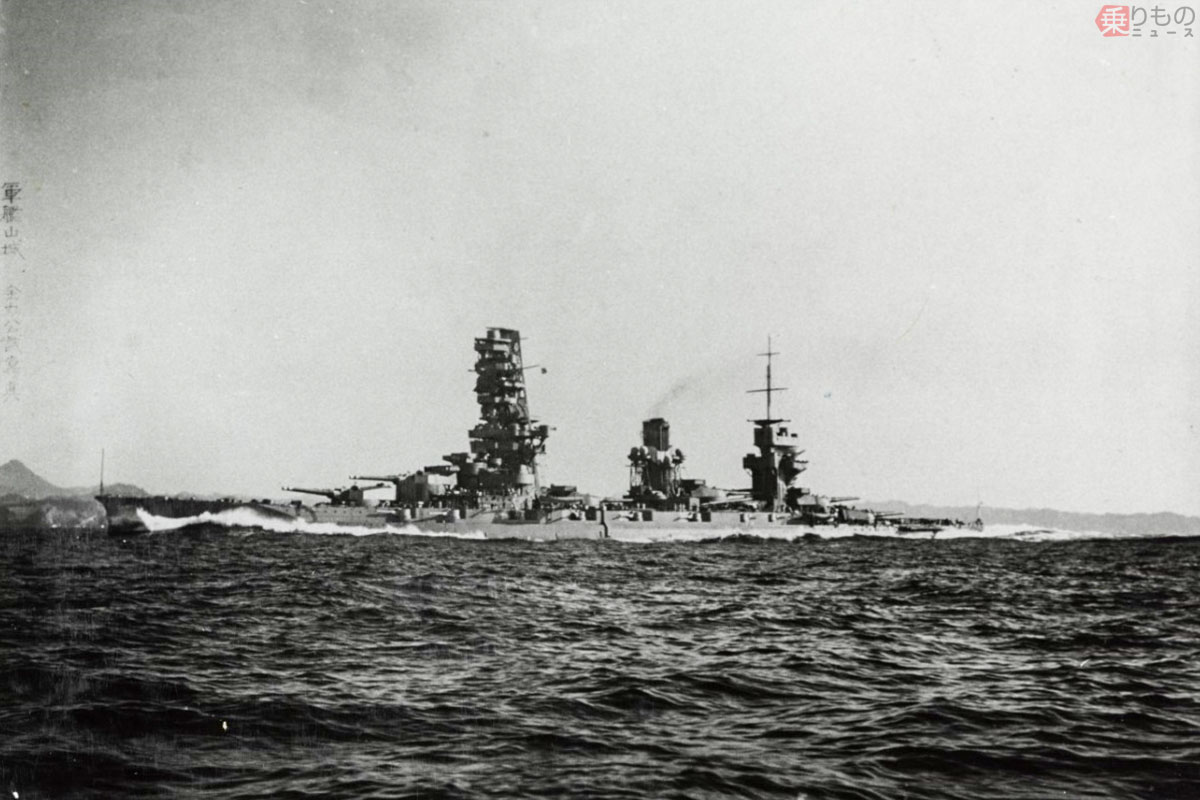 主砲6基12門! 戦艦「山城」竣工-1917.3.31 航空機の試験やお召 主砲6基12門! 戦艦「山城」竣工-1917.3.31 航空機の試験やお召