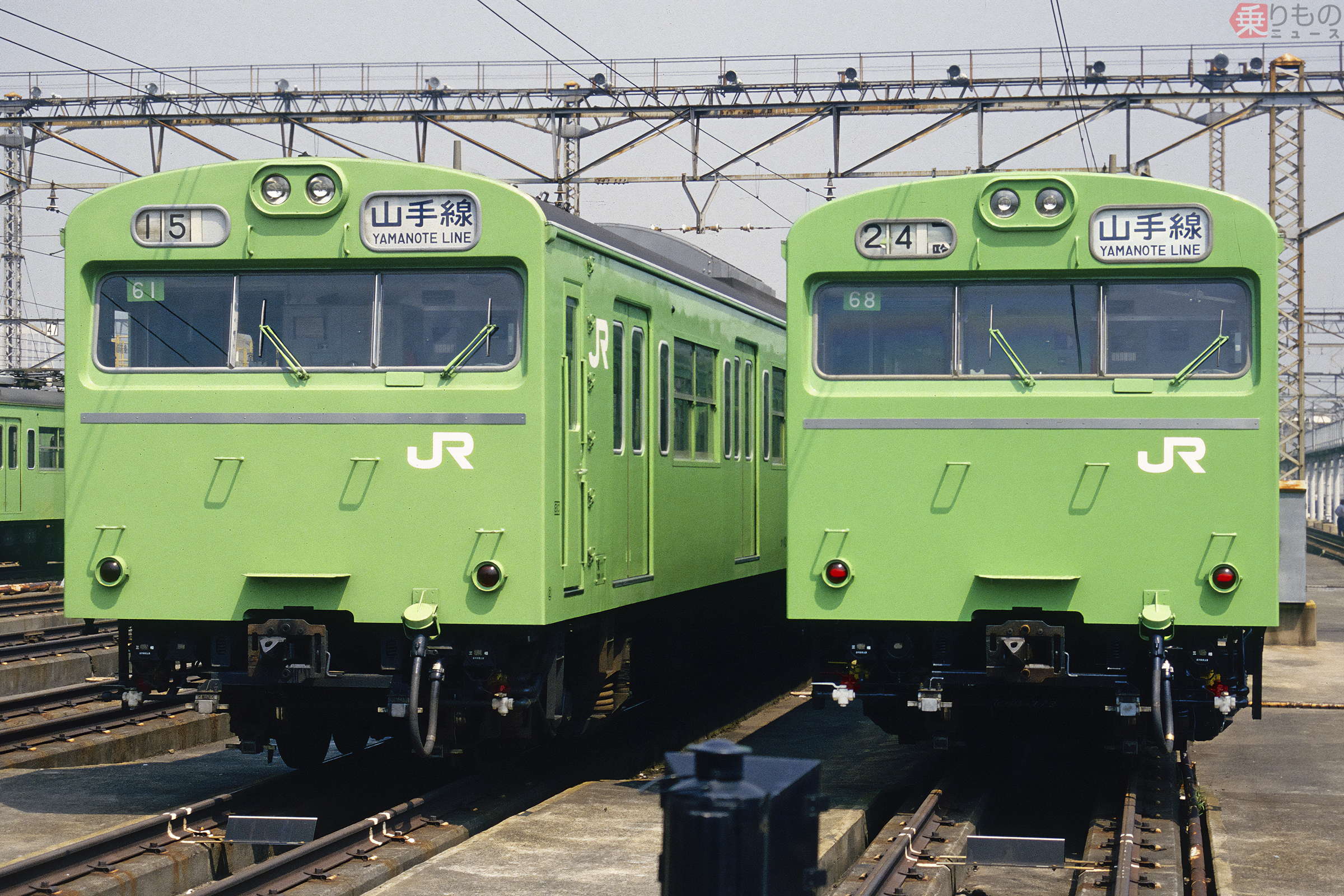 103系直流通勤形電車 ウグイス色 山手線4両 鉄道模型