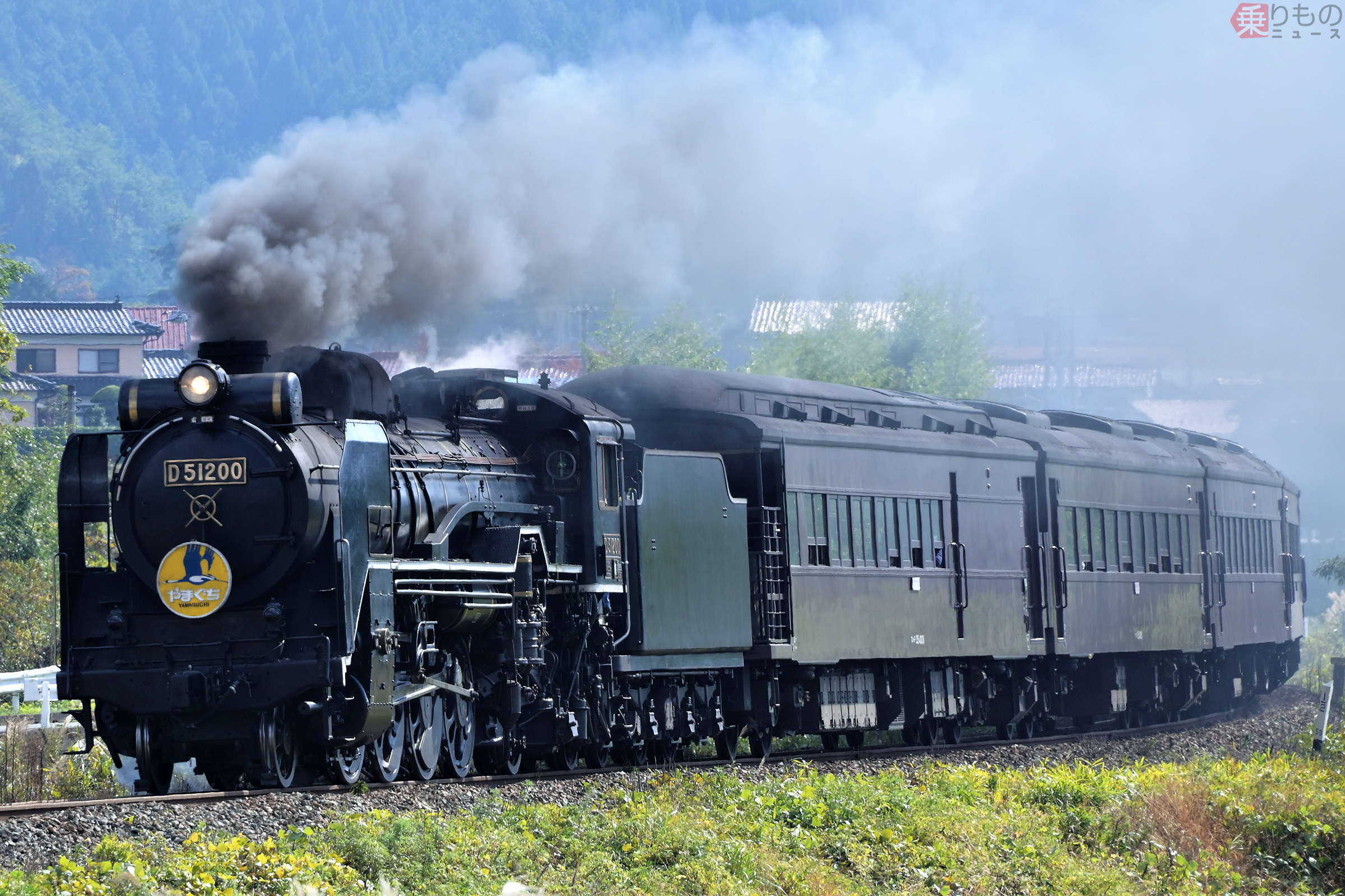 JR西日本 期間限定で「DLやまぐち号」運転 「DD51」だけでなく「DE10