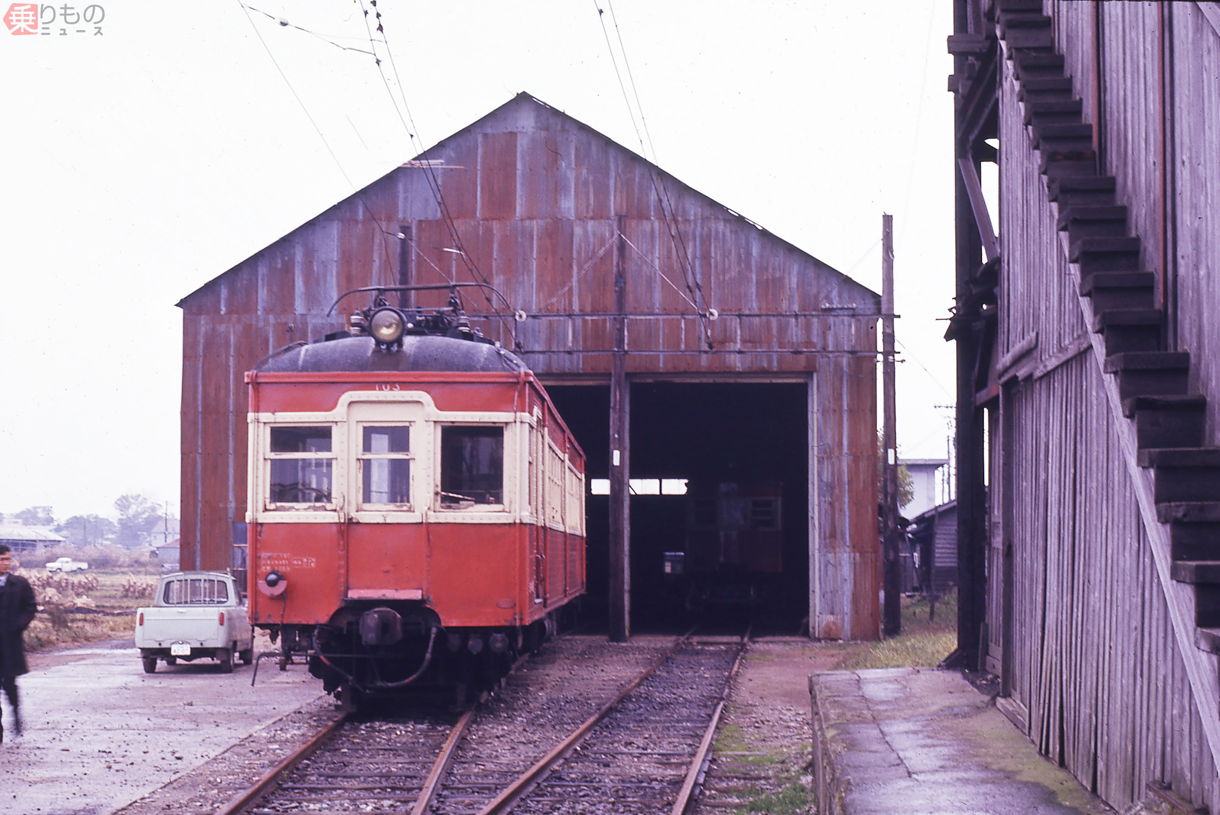 鉄道のある風景今昔】保有車両は7両だけ 庄内交通湯野浜線 終点はひなびた「理想の駅舎」 | 乗りものニュース