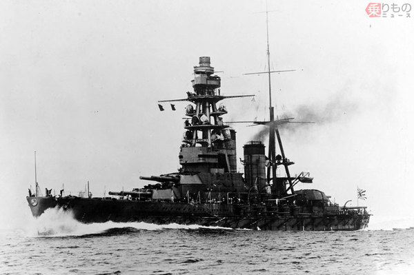 日本戦艦「長門」もし米英の同世代艦とタイマン勝負したら？ 旧海軍の象徴どこまで強かったか | 乗りものニュース