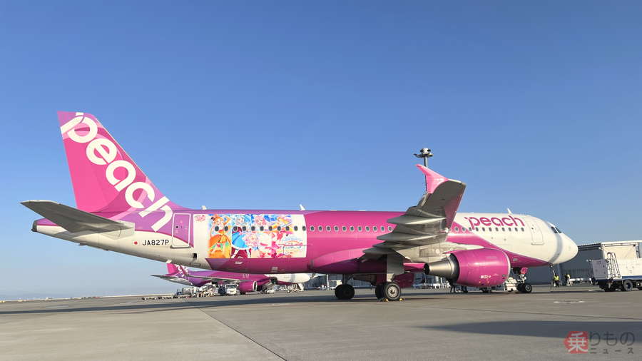 マジかよ…！ LCCピーチから「プリキュア塗装機」爆誕！ 驚愕の
