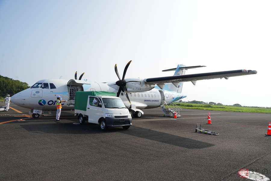 7分」でベルトサイン再点灯の激短プロペラ路線が楽しい！ 体感”秒で