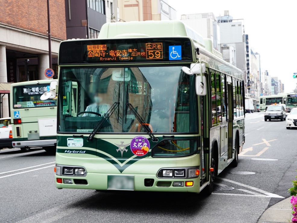 路線バス 急停車にご注意 車内案内灯 （KiPiOの散歩道 バス