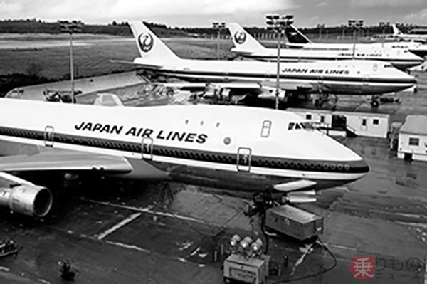 JAL『B747-400初号機』1990年2月到着 / 日本