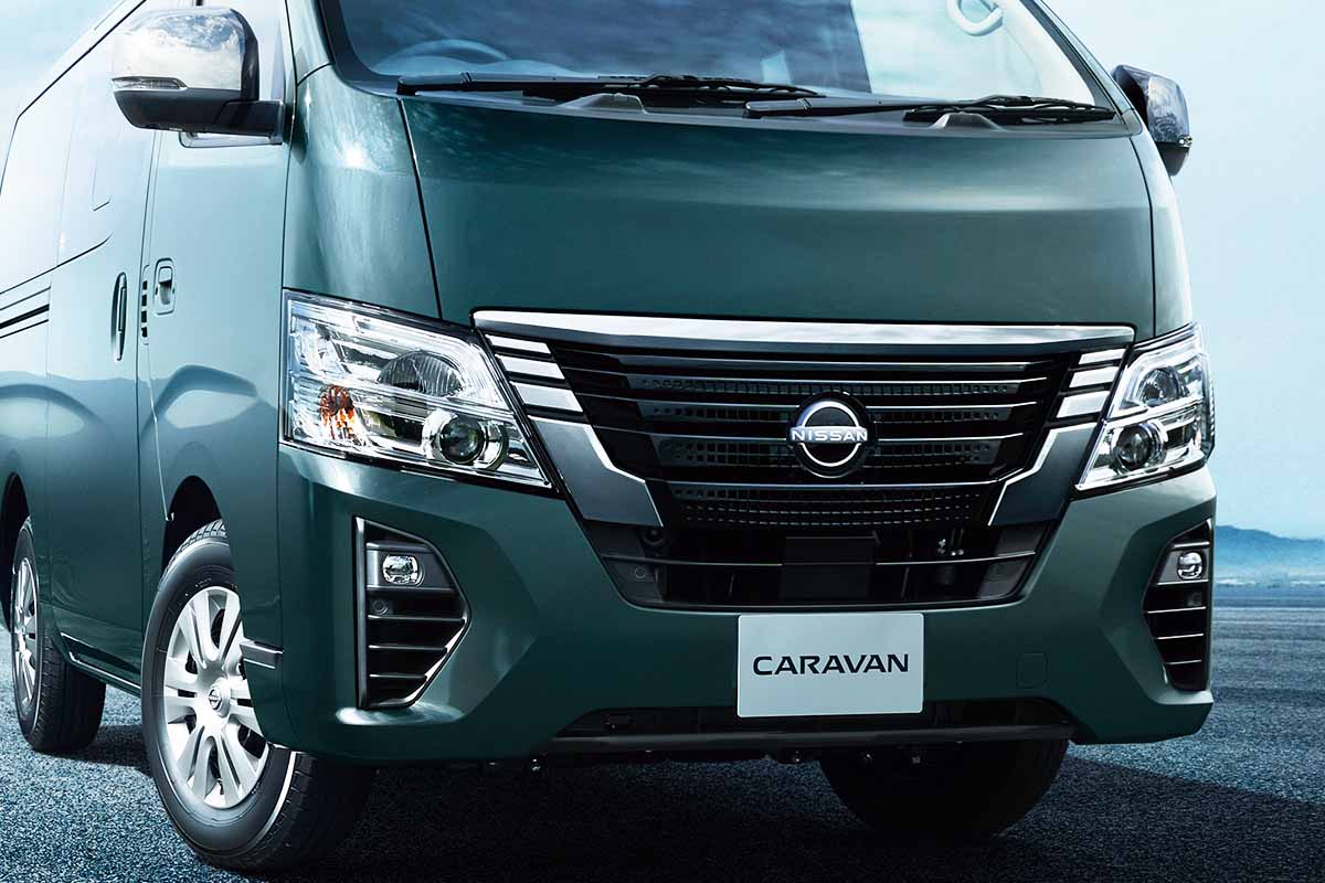日産「キャラバン」新モデル6月発売 新色2種類採用＆ミラー進化