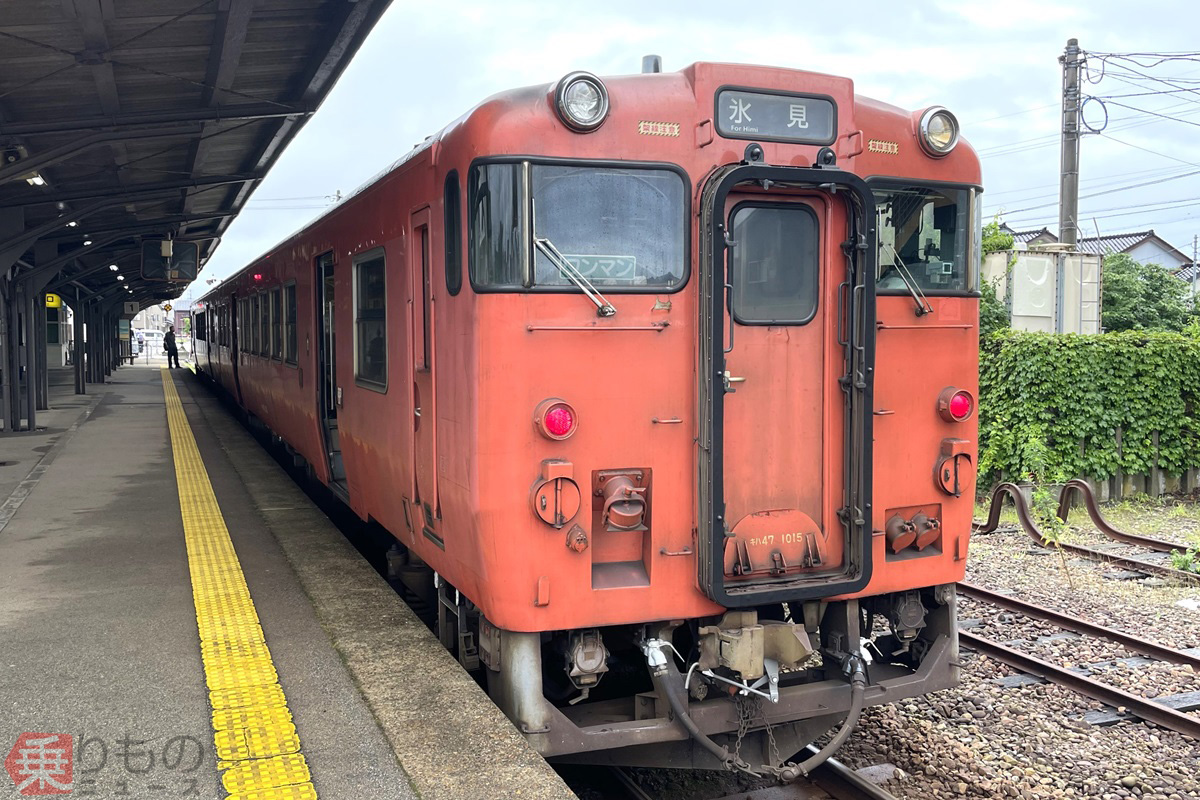 JR西日本のカラフルな気動車たち（1992年初秋 富山地区
