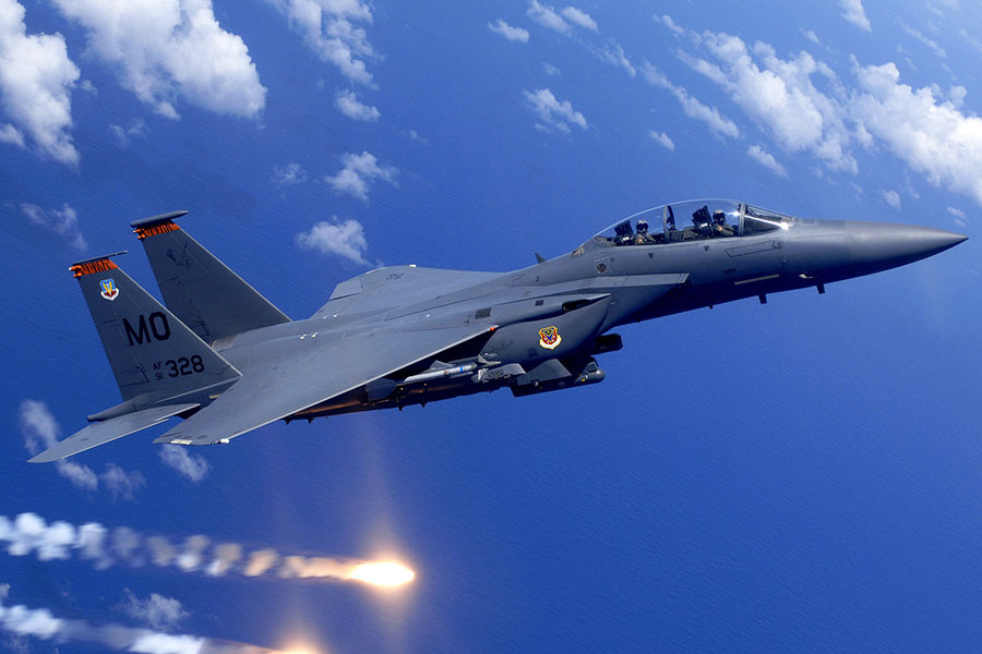 シルバー銀張☆USAF.米空軍第428戦闘飛行隊バッカニアズスコードロン